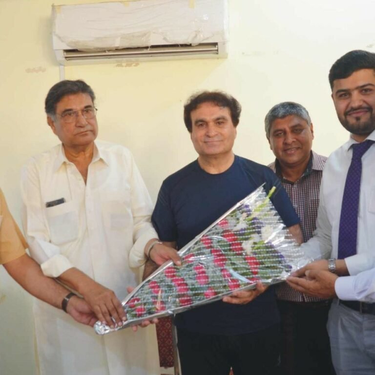 Organizing a function in honor of Technical Official Hamza Khan of Azlan Shah Hockey Tournament