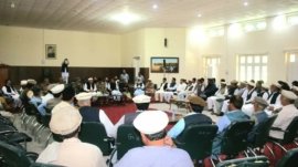 Parachinar: Jirga of Karam Aman Committee members