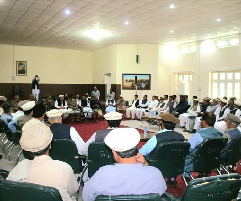 Parachinar: Jirga of Karam Aman Committee members