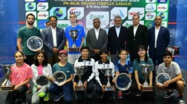 Mohamed Zakaria of Egypt won the Chief of the Naval Squash Championship