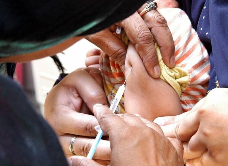 Immunization campaign for children in district Mohmand