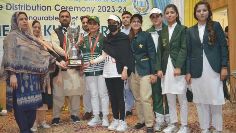 Inter Zonal Provincial Girls Games Peshawar Zone won