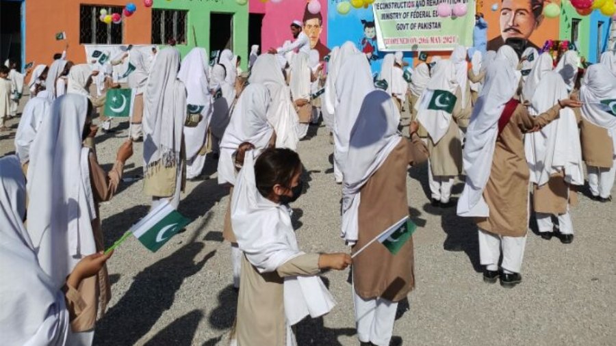 North Waziristan bomb blast-hit girls' school reopens