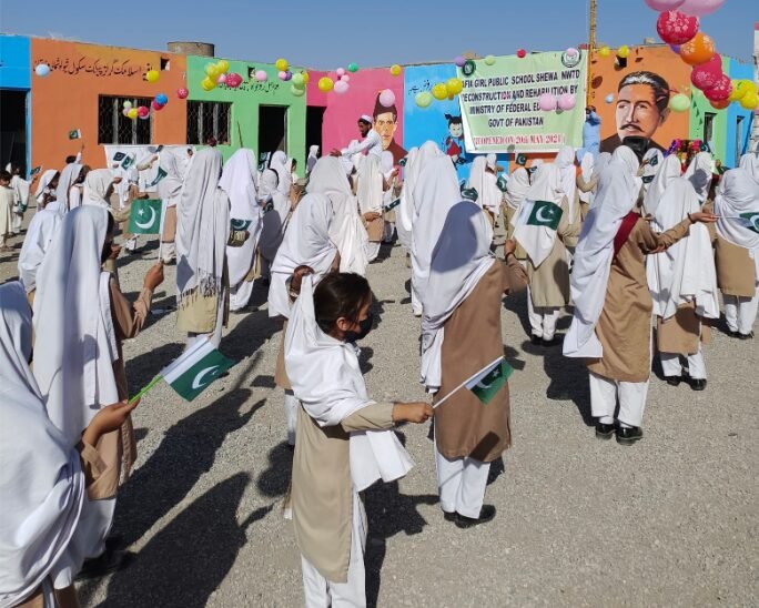 North Waziristan bomb blast-hit girls' school reopens