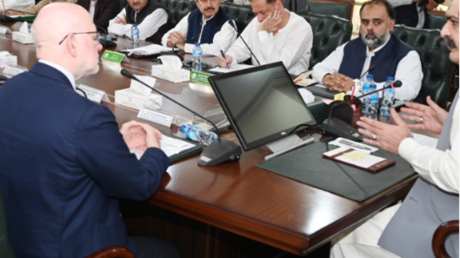 High level delegation of Polio and Sight Board meeting with Chief Minister Khyber Pakhtunkhwa