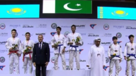 Asian Jujitsu Championship: Pakistan won 1 gold and 2 bronze medals