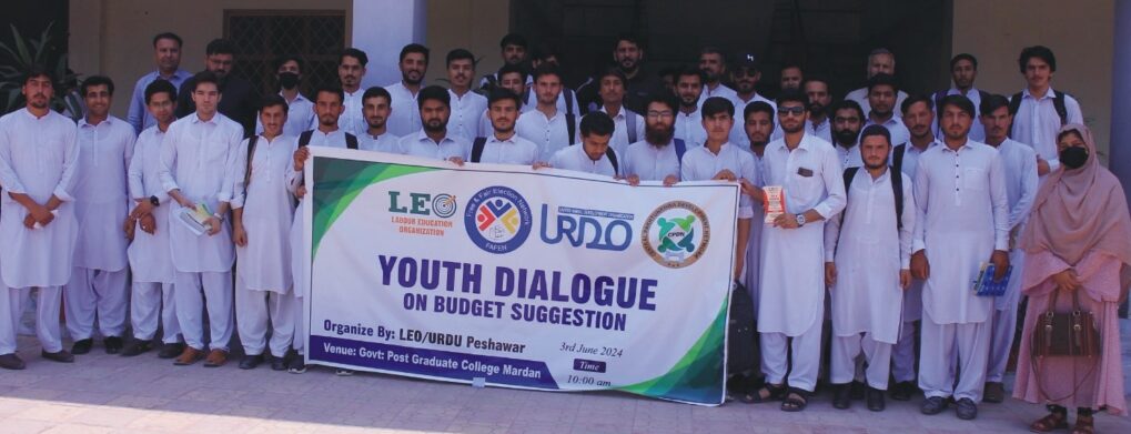 Conducting a dialogue for the participation of youth in the budgeting process in Mardan