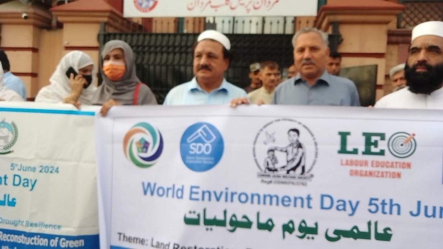 World Environment Day will be held in Mardan like all over the world including Pakistan