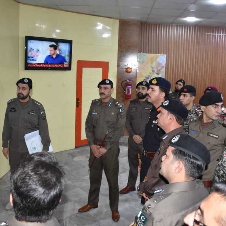 IG FC North visit to Rescue Headquarters Peshawar