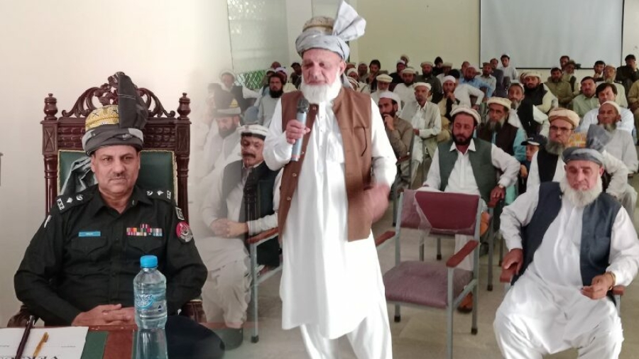 Orakzai: Grand Jirga with Orakzai leaders presided over by District Police Chief