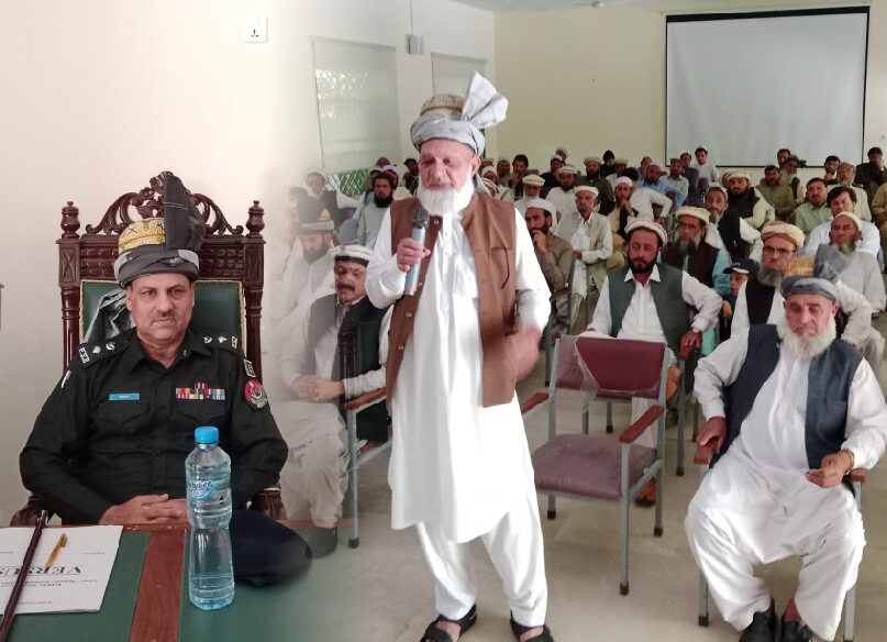 Orakzai: Grand Jirga with Orakzai leaders presided over by District Police Chief