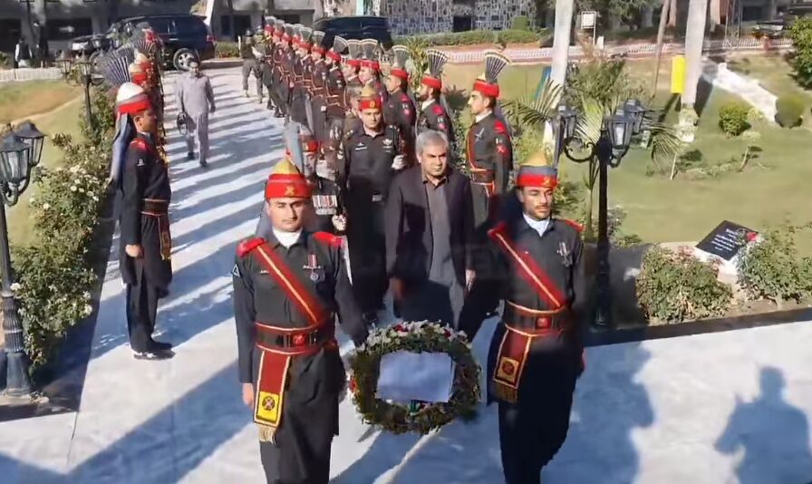 Tribute to martyrs at FC Training Center Shabqadr