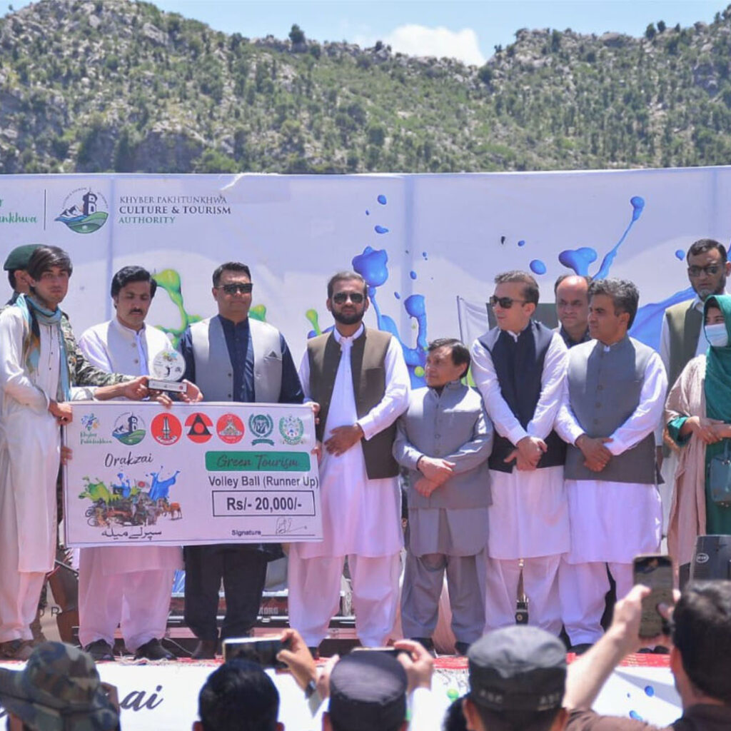 The Sparly Mela held in Orakzai concluded with a colorful ceremony