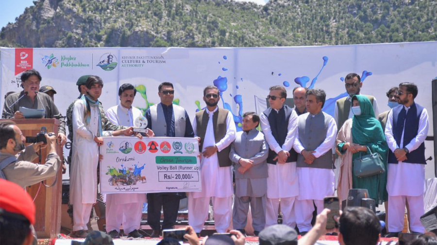 The Sparly Mela held in Orakzai concluded with a colorful ceremony