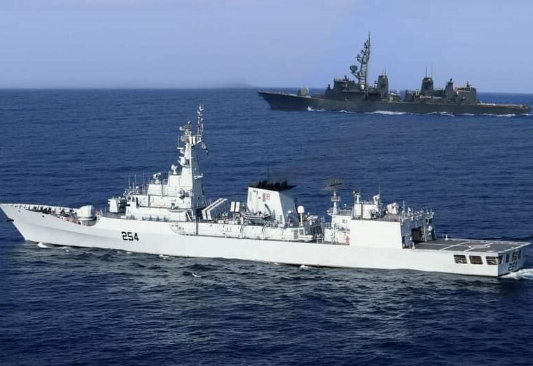 Pak Navy ships exercise with ships from Japan and Spain
