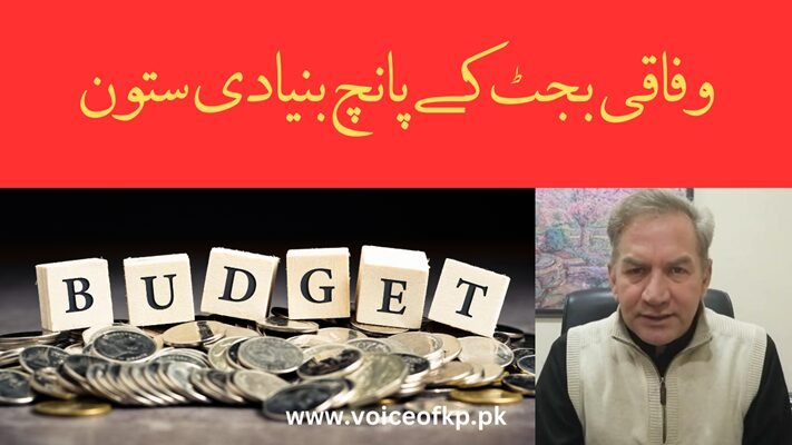 وفاقی بجٹ کے پانچ بنیادی ستون