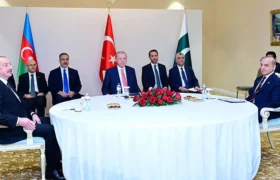 Kazakhstan: The Prime Minister of Pakistan participated in the tripartite meeting with the presidents of Turkey and Azerbaijan