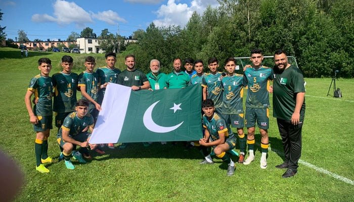 Pakistan Street Child Football Team defeated Astor Club of Norway