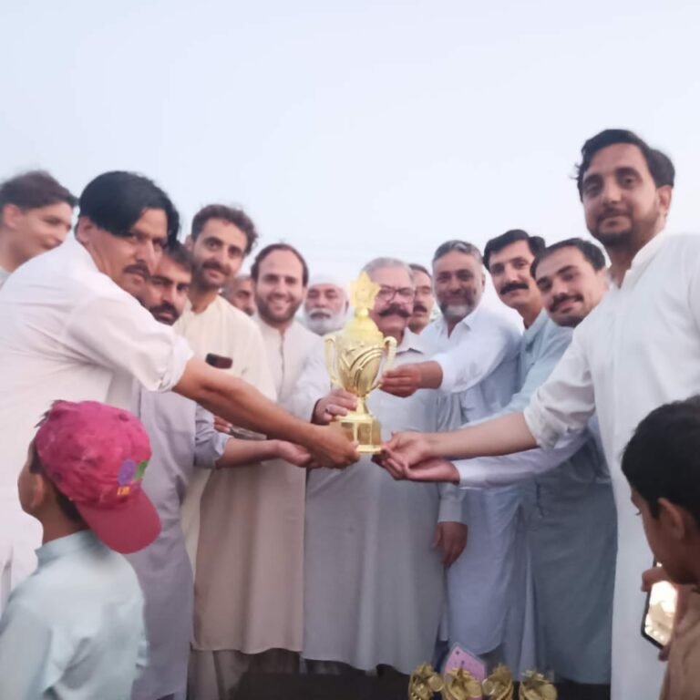 Abbottabad: Banda Sheikhan 11 won the final match of Tanveer Khan Memorial Cricket Tournament