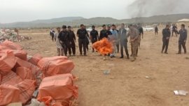 Conducting the ceremony on behalf of the Customs Department