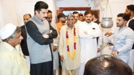 Khyber Pakhtunkhwa Governor's visit to Gorakhnath Mandir Tehsil Gor Gathri