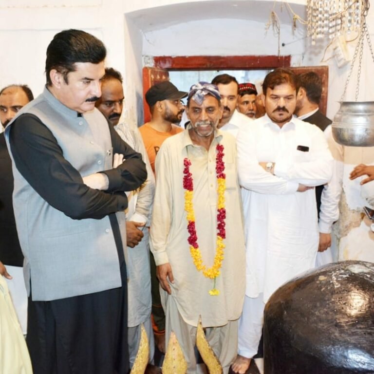 Khyber Pakhtunkhwa Governor's visit to Gorakhnath Mandir Tehsil Gor Gathri
