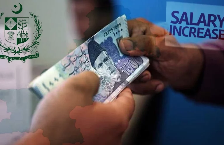 Notification of increase in salary of government employees