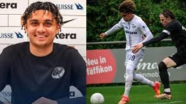 Pakistani-origin footballer Sajawal Maher joined the Swiss football team