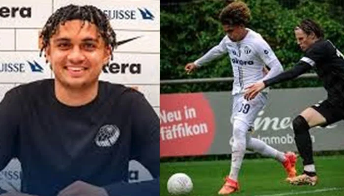 Pakistani-origin footballer Sajawal Maher joined the Swiss football team