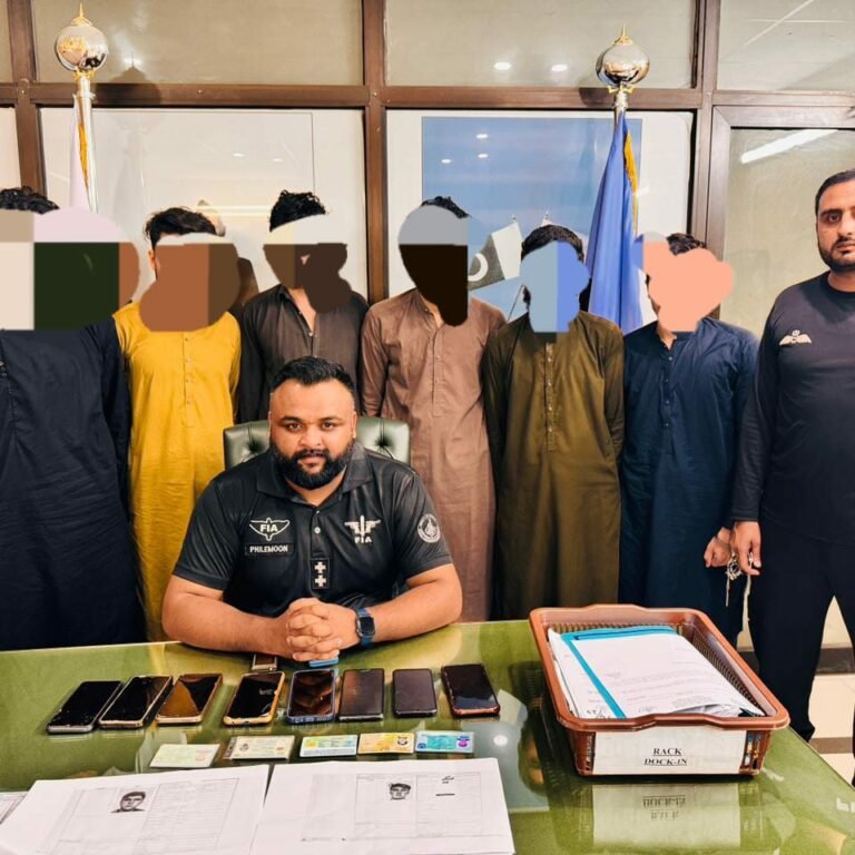 Peshawar: FIA operation, 6 Afghan citizens arrested