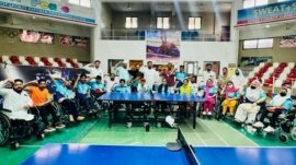 Independence Day Table Tennis Camp for Special Persons concludes ٹیبل ٹینس