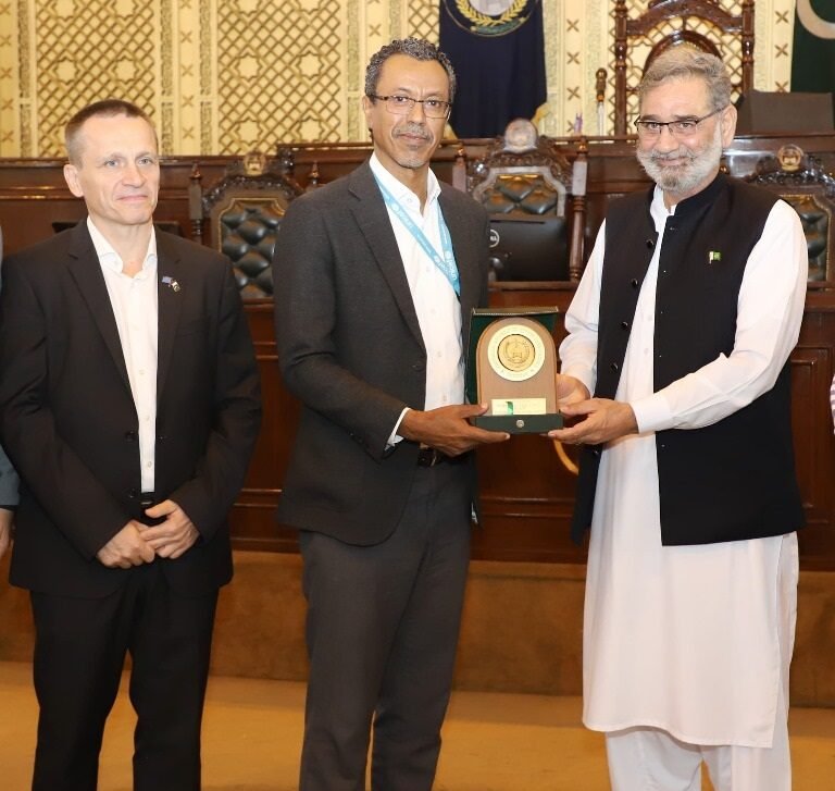 UNICEF delgation meet with Speaker KP assembly