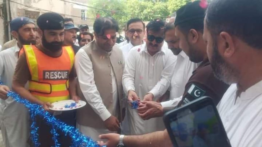 Charsadda: Inauguration of Rescue 1122 Station in Tehsil Shabqadarتحصیل شبقدر