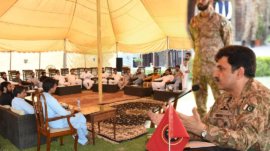 Kohat: Conducting Youth Interactive Session at Headquarters Ninth Division