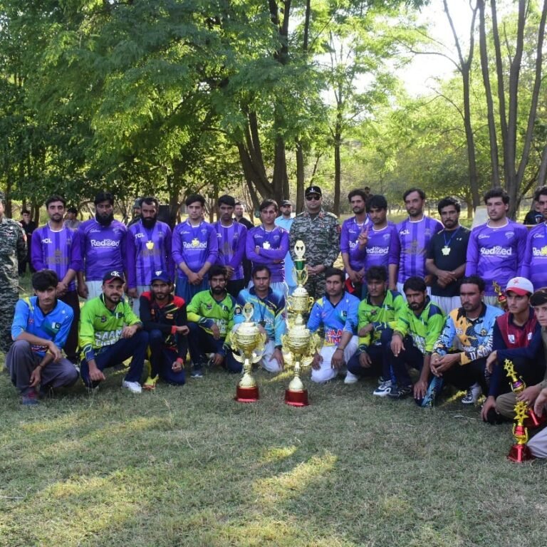 Bajaur: The cricket tournament organized by the security forces has ended