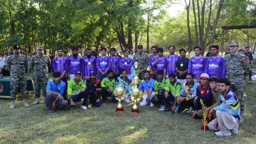 Bajaur: The cricket tournament organized by the security forces has ended