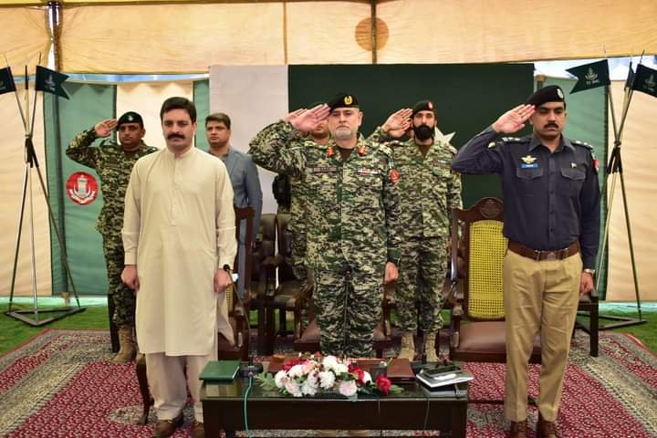 باجوڑ سکاؤٹس ہیڈ کوارٹر خار میں ایک گرینڈ جرگہ کا انعقاد