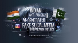 Indian Anti-Pakistan AI-Generated Fake Social Media Propaganda