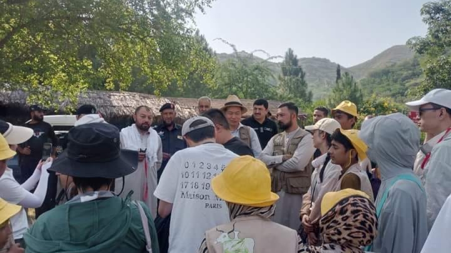 Mardan: 11-member Malaysian delegation arrives at world-renowned Takht Bhai Archeology