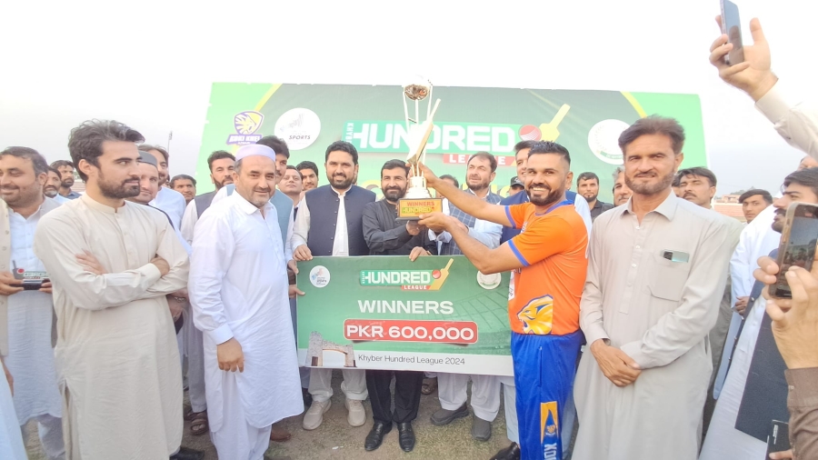 The Hundred League 2024 cricket tournament has concluded in Khyber district