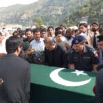 Namaz-e-Janaza of martyred soldier Mehran offered in Dir Bala