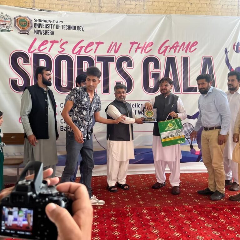 Closing Ceremony of Sports Gala at University of Technology Nowshera