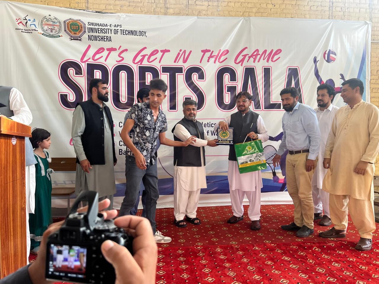 Closing Ceremony of Sports Gala at University of Technology Nowshera