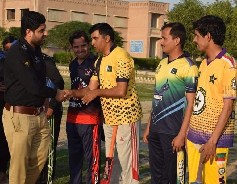 Organizing the first cricket tournament of Lucky Marwat Police 2024