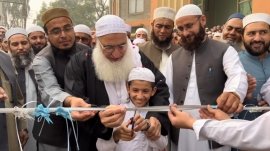 Inauguration of Cultural Exhibition and Ford Festival at Jamia Osmania Peshawarنمائش