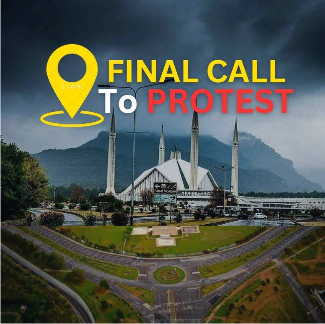 PTI protest final call 24 Novembe