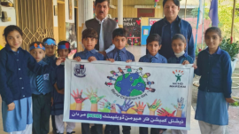 Organizing a program on the occasion of International Children's Day in Mardan today