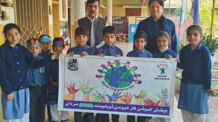 Organizing a program on the occasion of International Children's Day in Mardan today