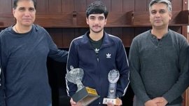 Pakistan Army squash player Ibrahim Mohib