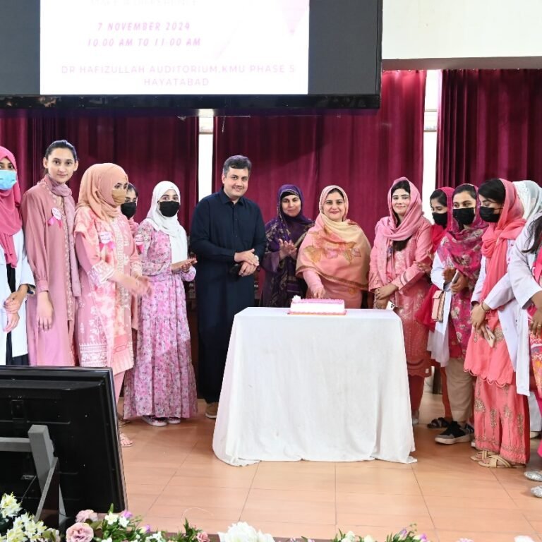 Peshawar: "Breast Cancer" awareness seminar at Khyber Medical University